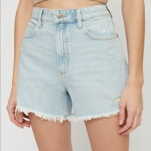 Dynamite High Waisted Distressed Jean Shorts